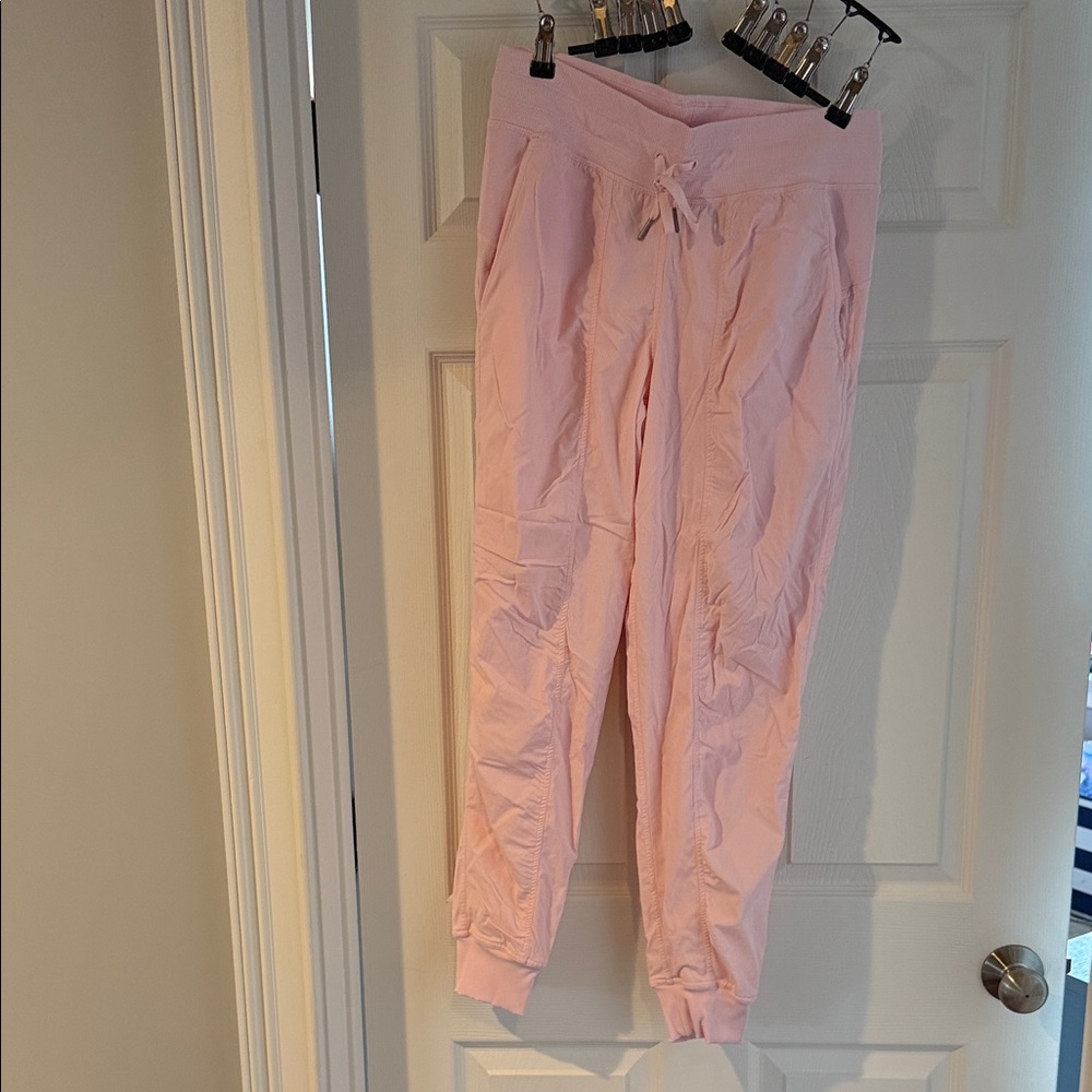 lululemon athletica Blush Pink Ribbed Waistband Joggers
